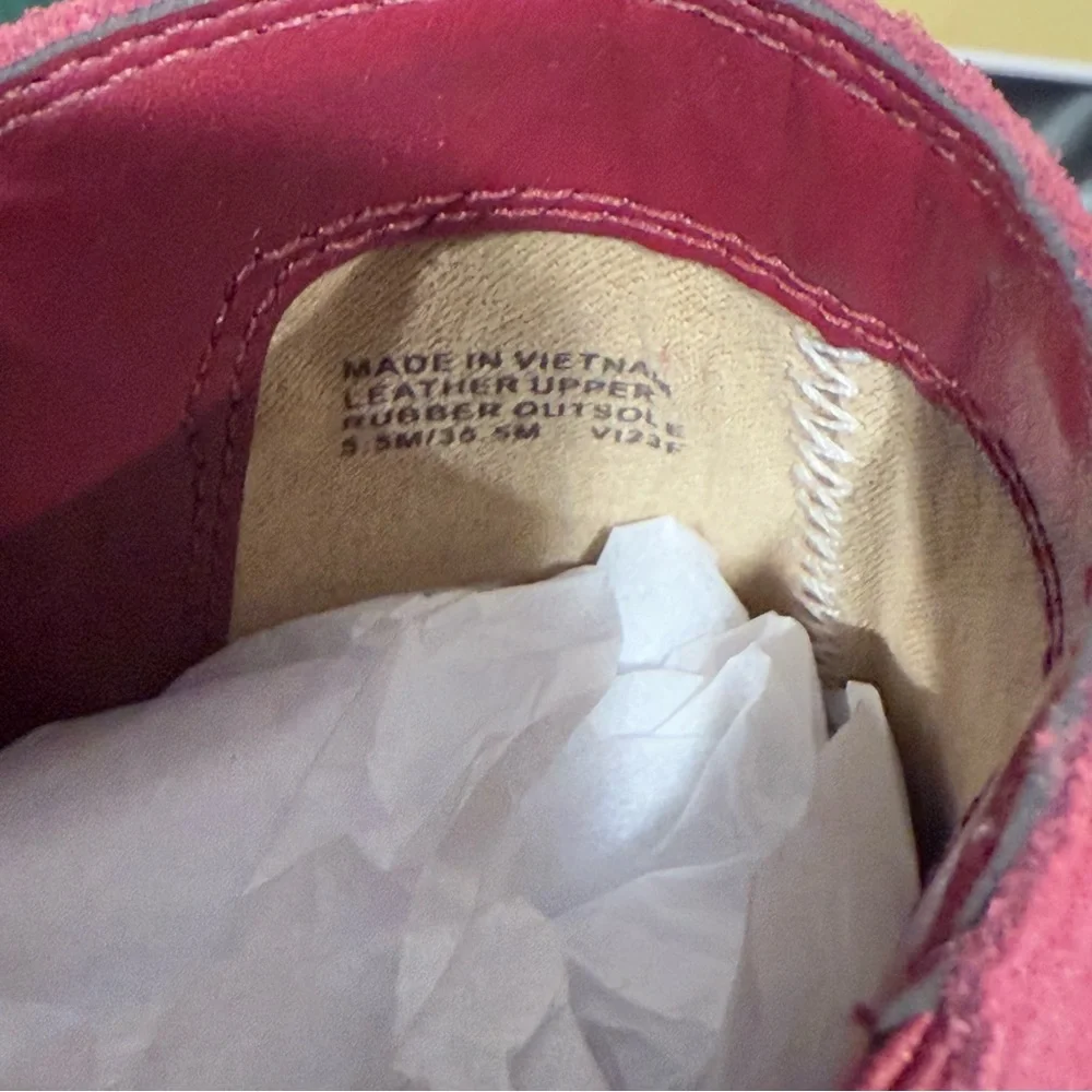 Michael‎ Kors Lottie Bootie Suede Dark Berry - Picture 5 of 5